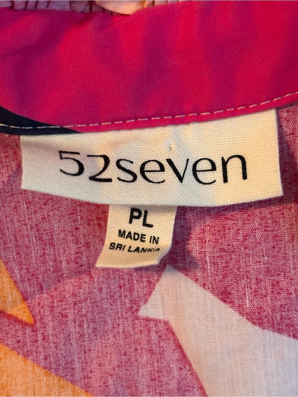 Abstract Pop Art Tiered Mini Dress | Bright Pink Orange Retro Resortcore Size PL - Picture 3 of 10